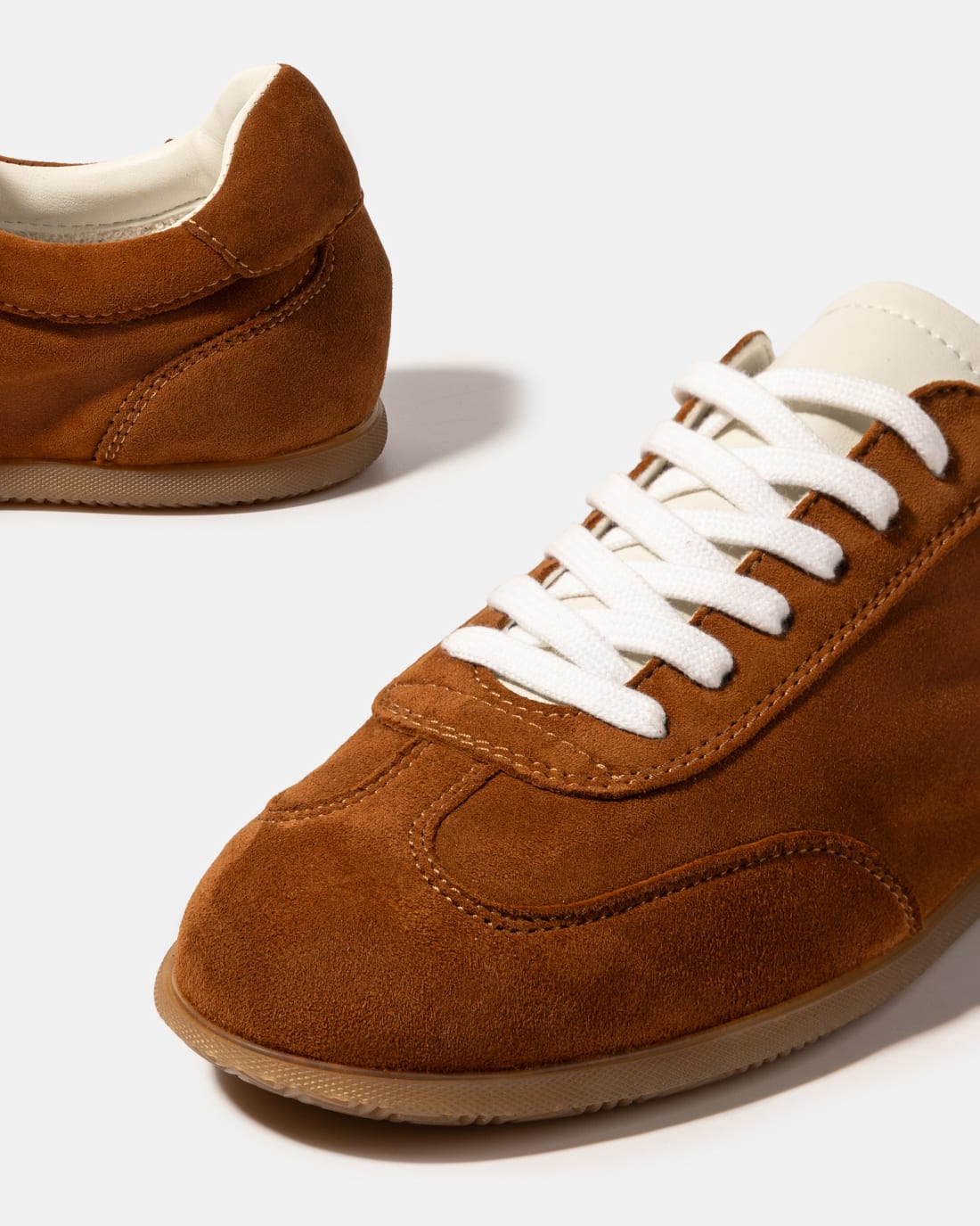 Коричневые замшевые кеды - Image 4 of 5