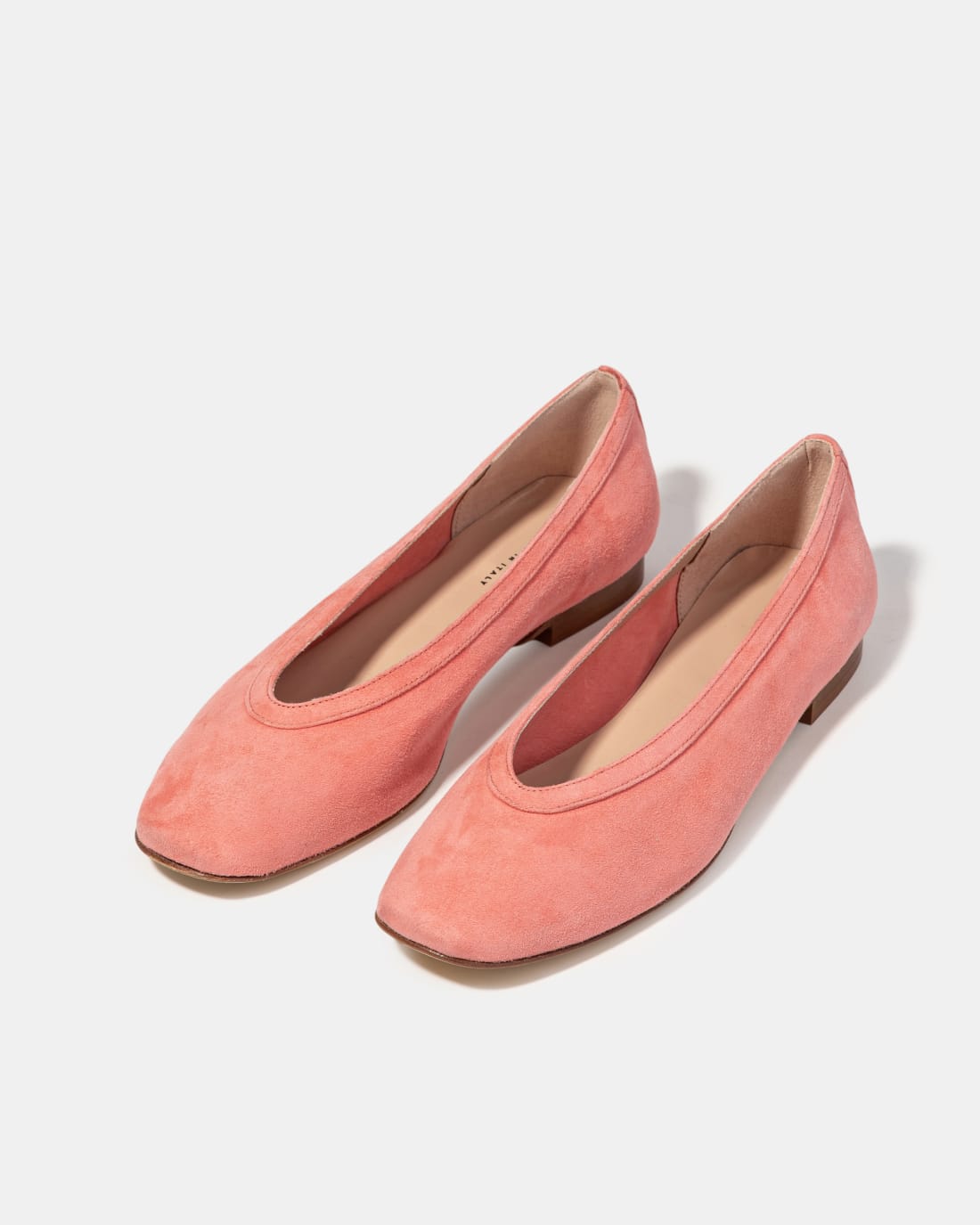Розовые замшевые балетки - Image 2 of 5