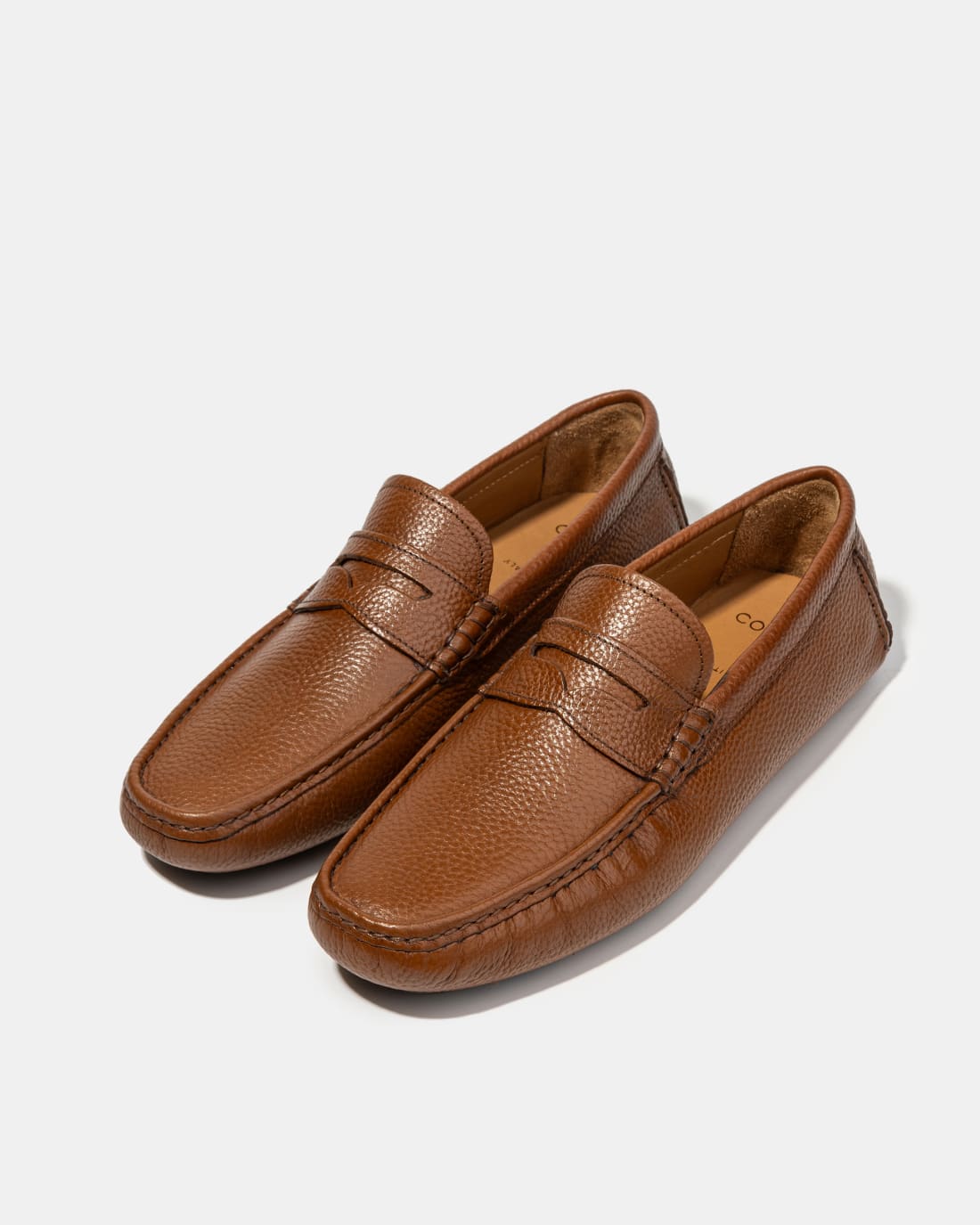 Коричневые кожаные мокасины - Image 2 of 5