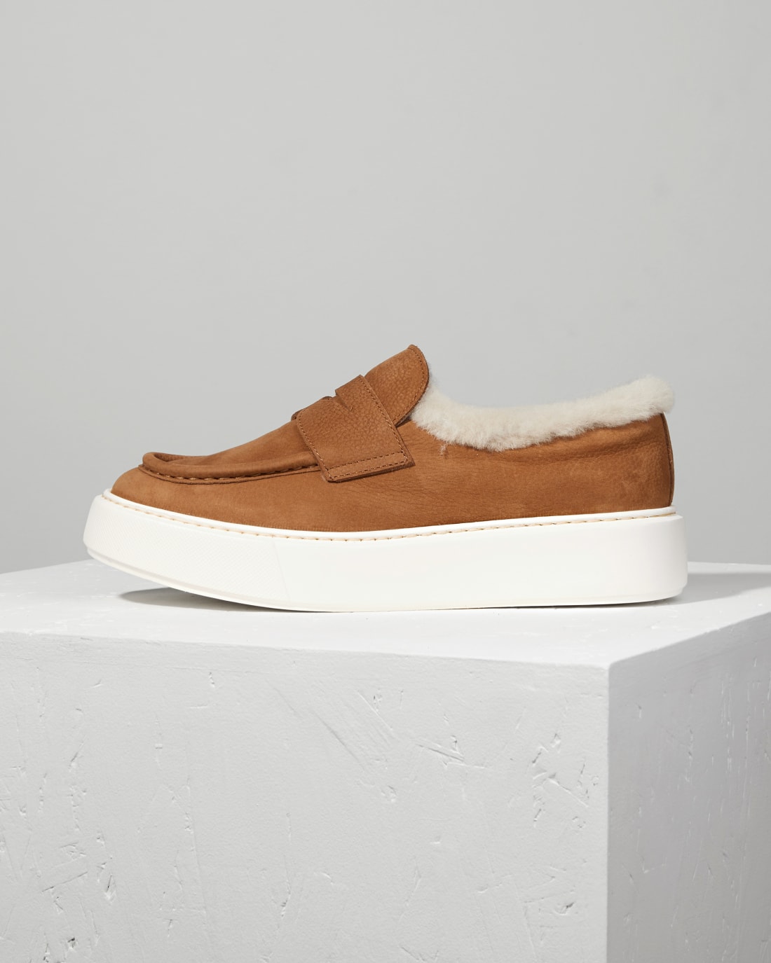 Коричневые кожаные туфли лоферы - Image 1 of 4