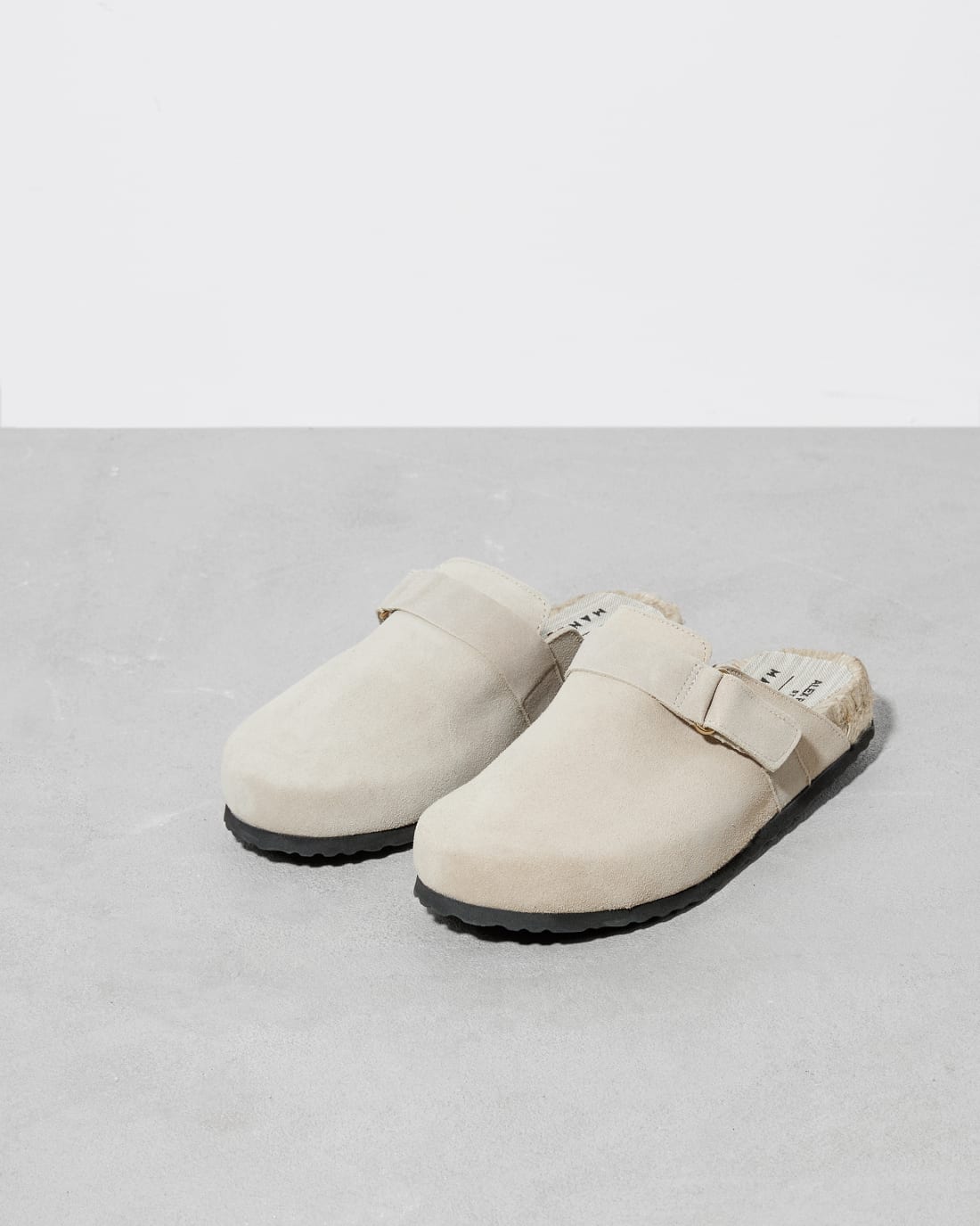 Бежевые замшевые слиперы - Image 3 of 7