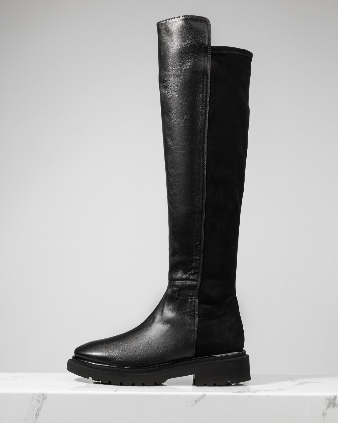 Черные кожаные сапоги - Image 1 of 6