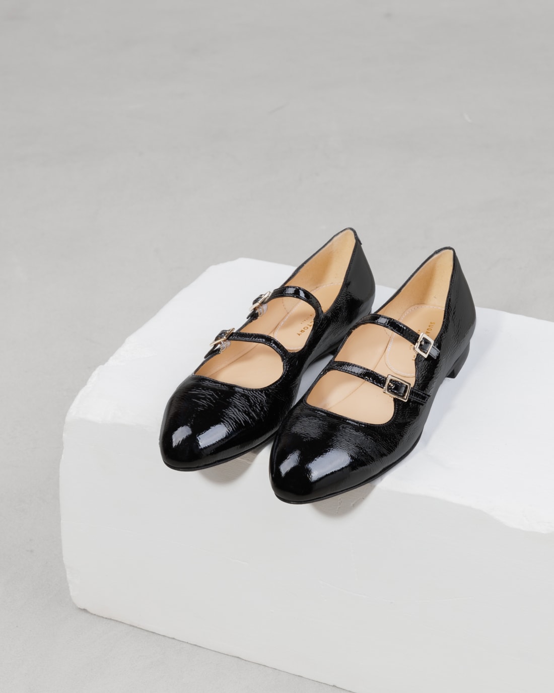 Черные лакированные балетки - Image 2 of 5