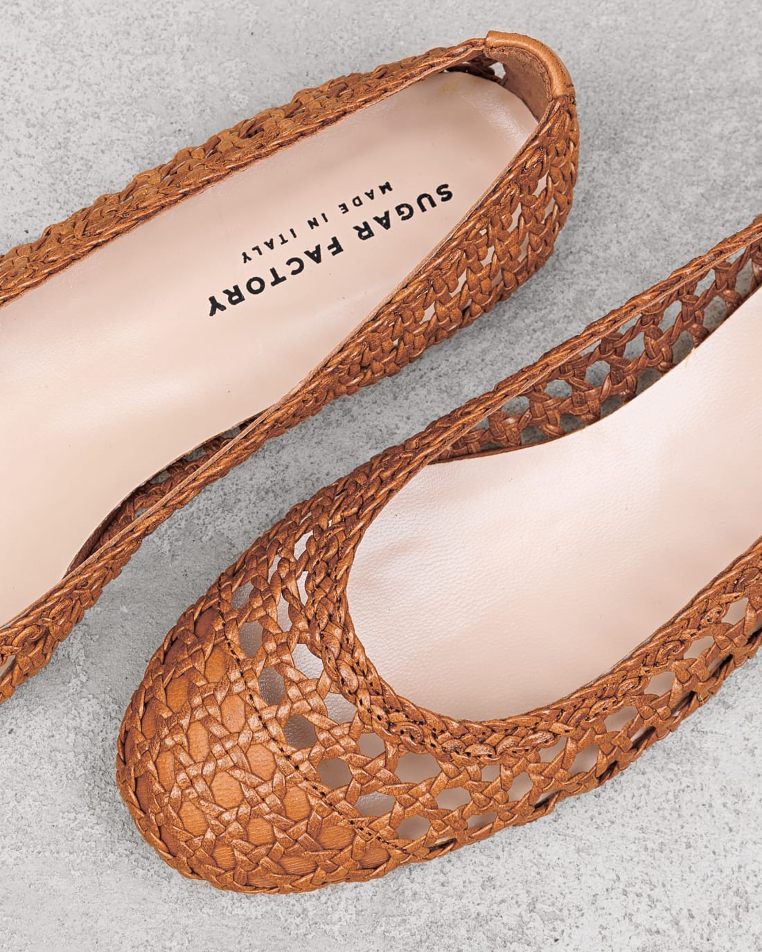 Коричневые кожаные балетки - Image 2 of 6