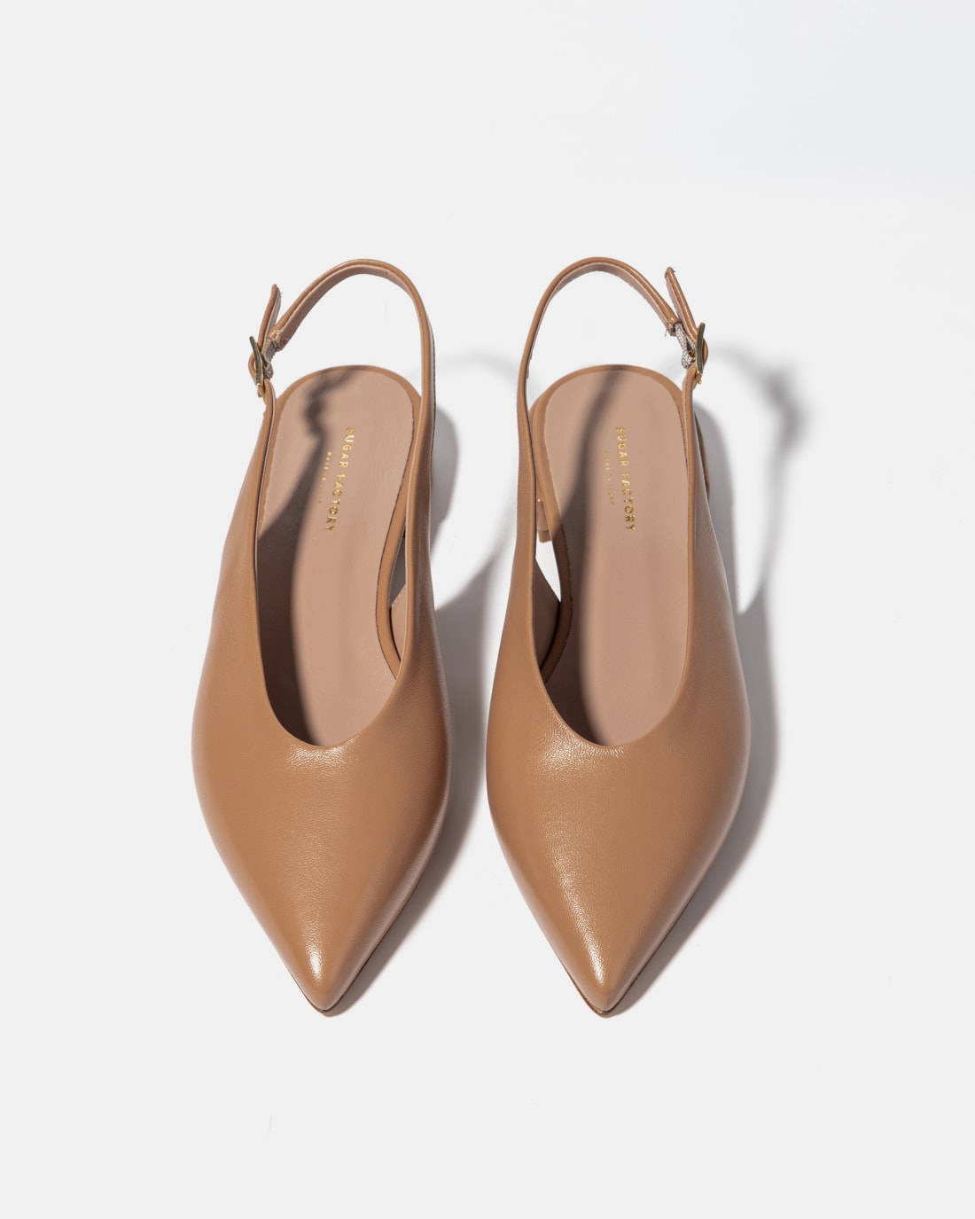 Коричневые кожаные туфли - Image 3 of 5