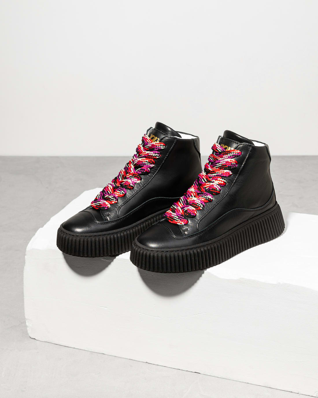 Черные кожаные кеды - Image 2 of 4