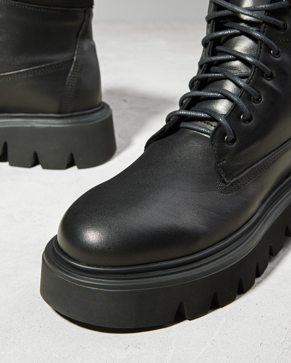Черные ботинки из натуральной кожи - Image 3 of 7