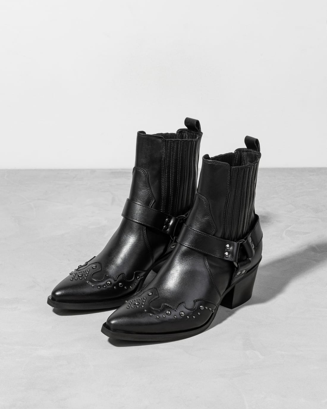 Черные кожаные ботинки - Image 2 of 6