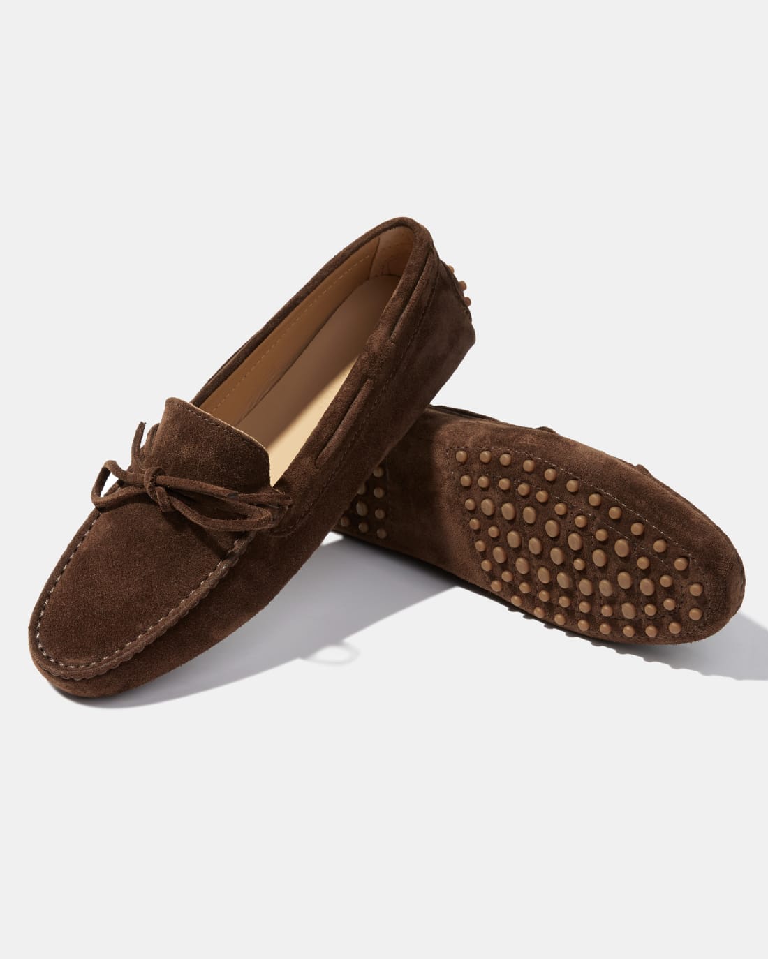 Темно-коричневые замшевые мокасины - Image 5 of 5
