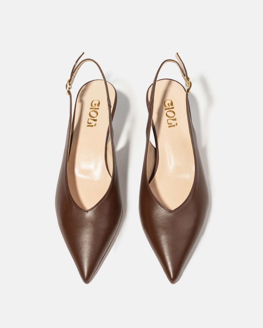 Темно-коричневые кожаные туфли - Image 3 of 4