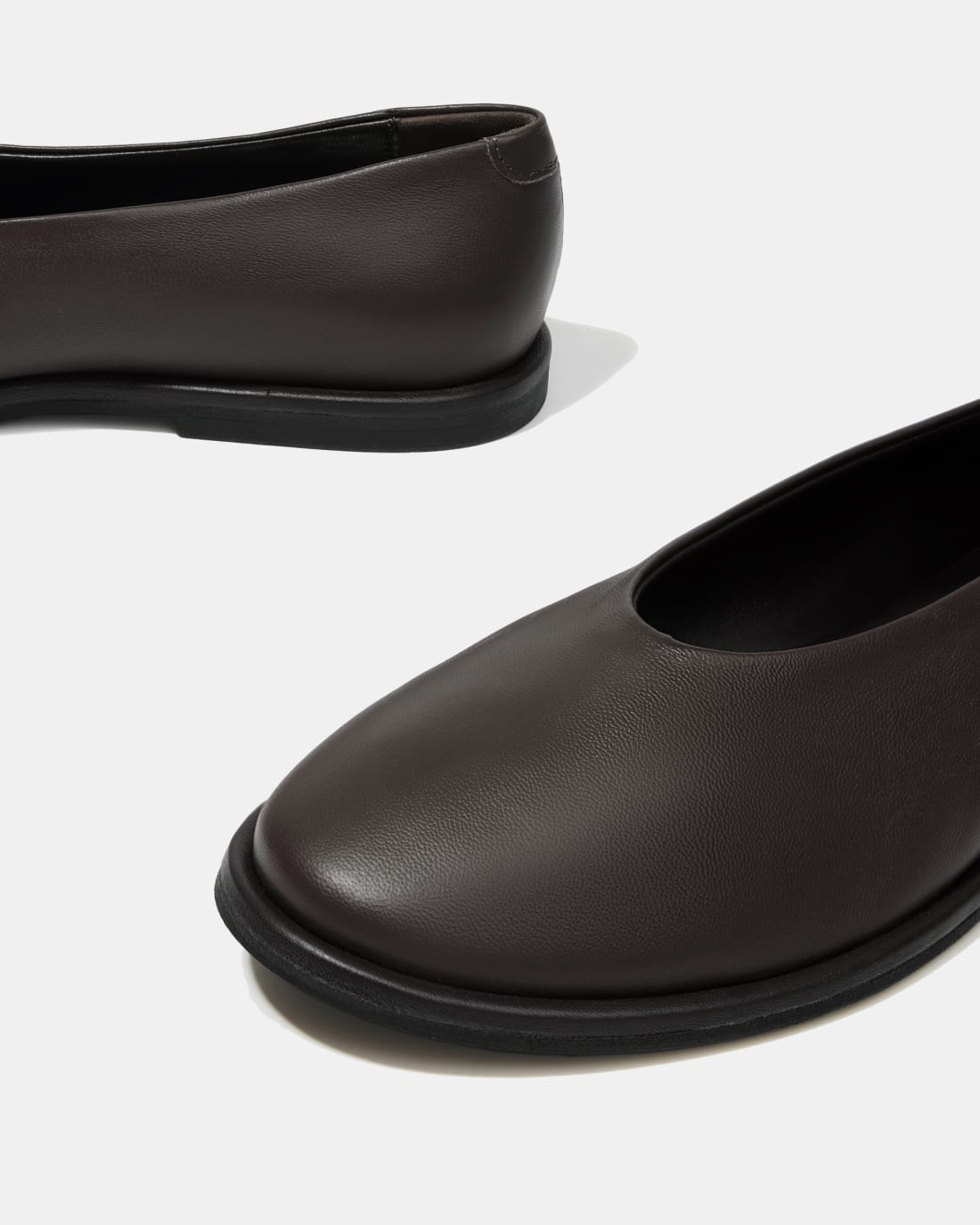 Темно-коричневые туфли из натуральной кожи - Image 4 of 4