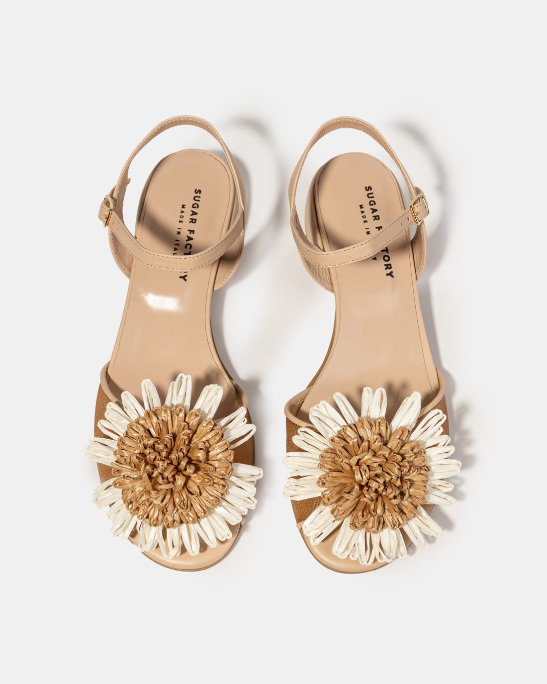 Кожаные босоножки с цветком - Image 3 of 4