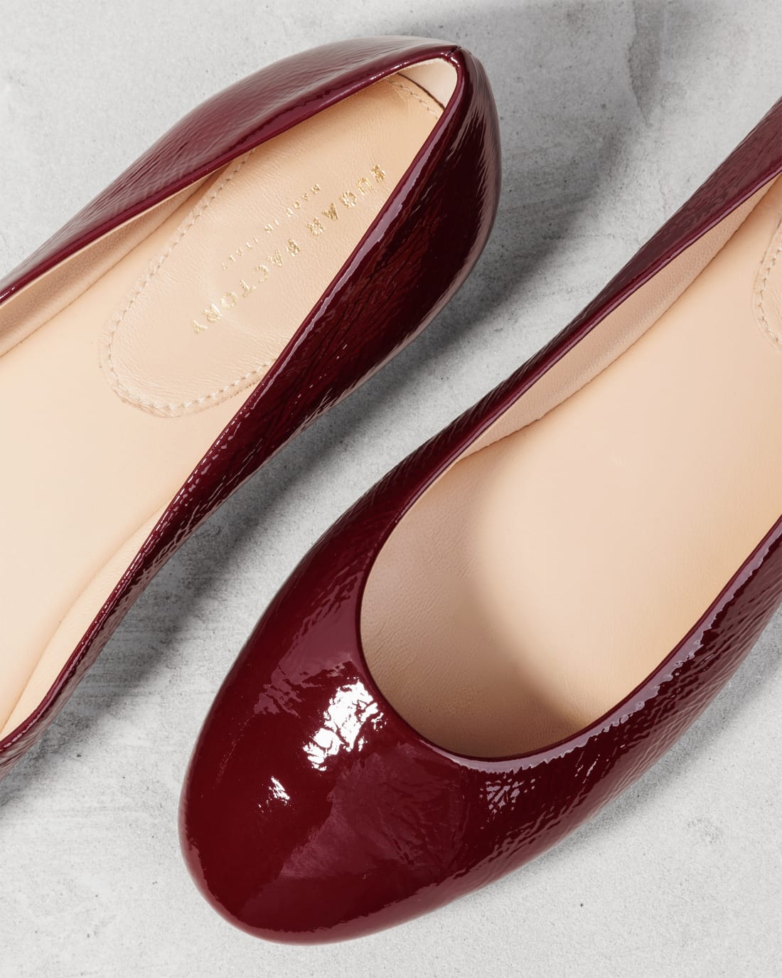 Бордовые туфли из лакированной кожи - Image 4 of 6