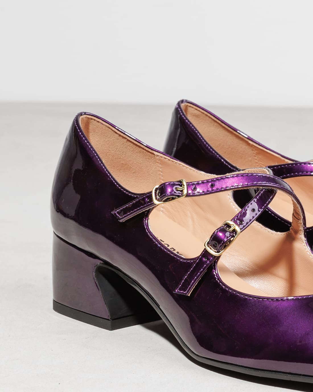 Сиреневые лакированные туфли mary jane - Image 4 of 6
