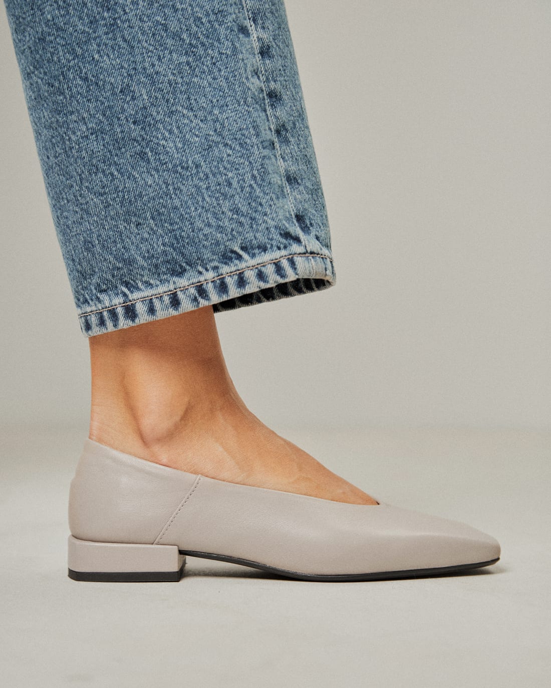 Серые туфли из натуральной кожи - Image 5 of 6