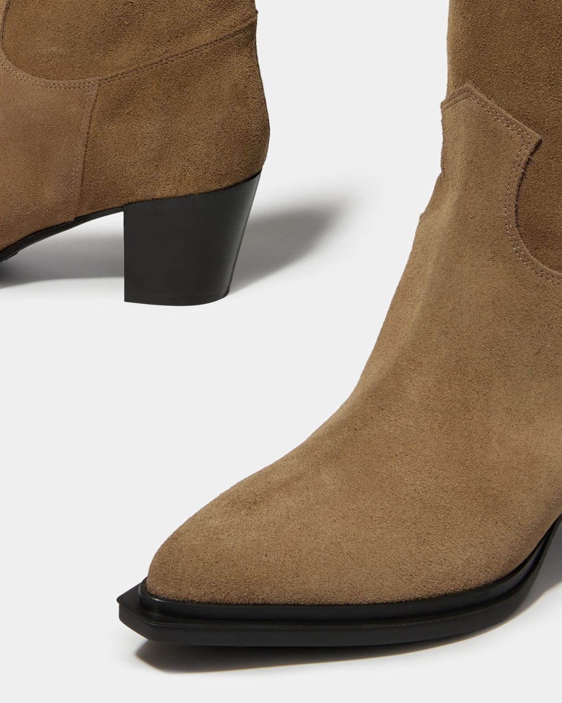 Коричневые сапоги из натуральной замши - Image 4 of 4