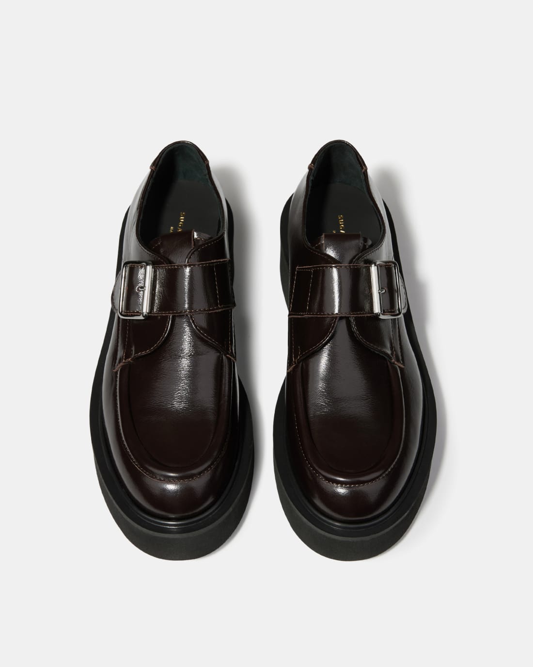 Коричневые лоферы из натуральной кожи - Image 3 of 5