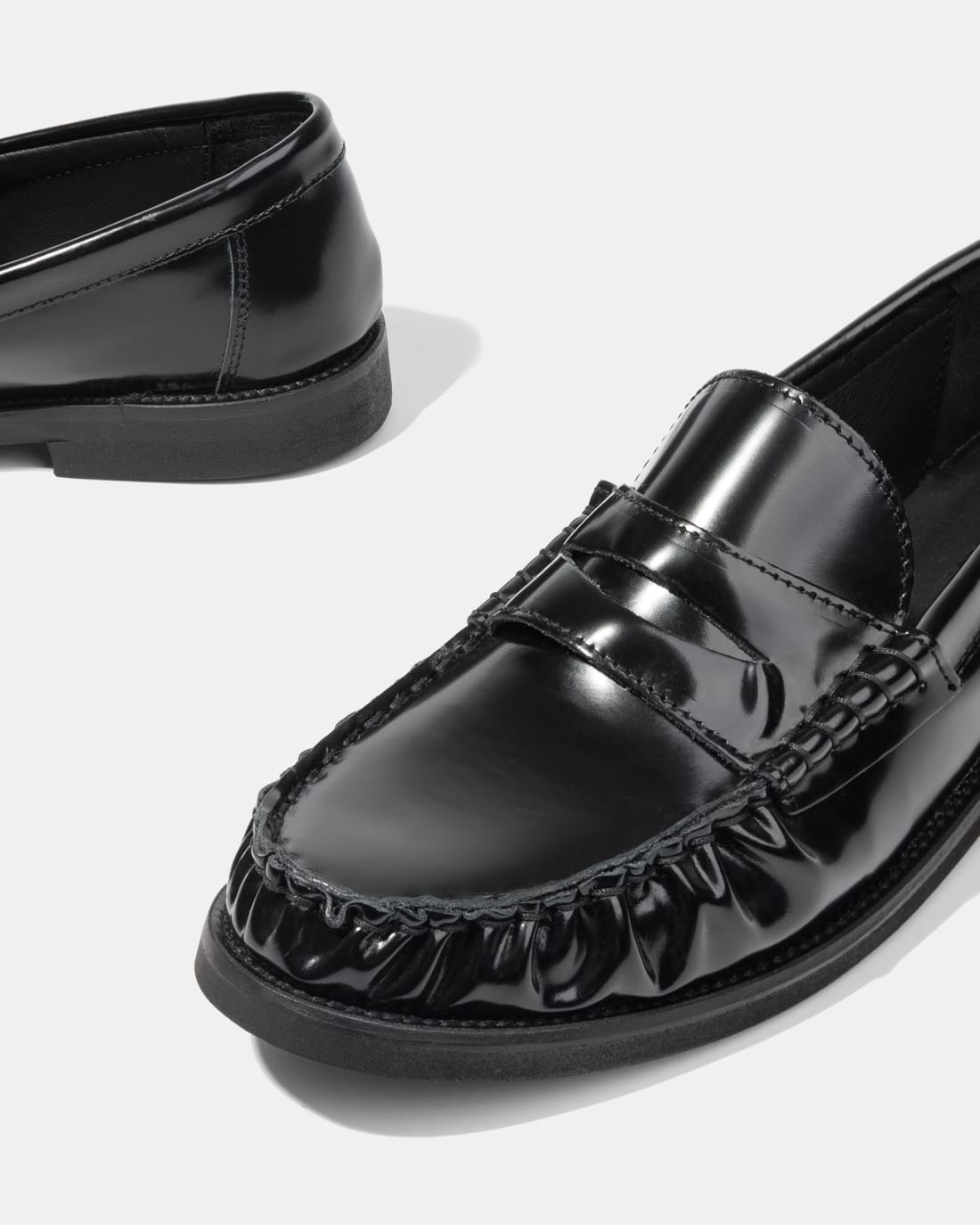 Черные кожаные лоферы - Image 5 of 5