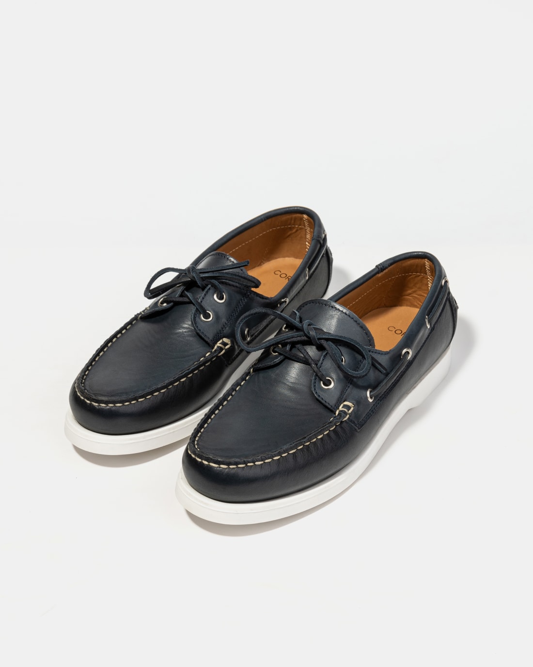 Темно-синие мокасины со шнурками - Image 2 of 5