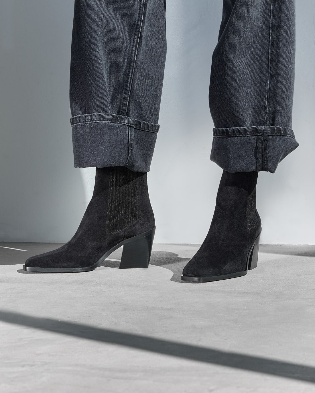 Черные замшевые ботинки - Image 7 of 8