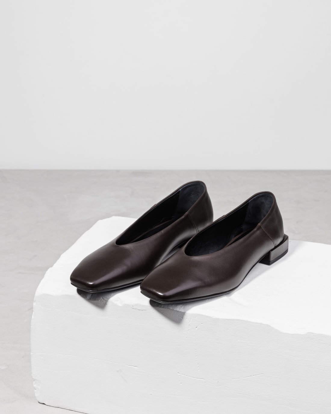 Темно-коричневые кожаные туфли - Image 2 of 7