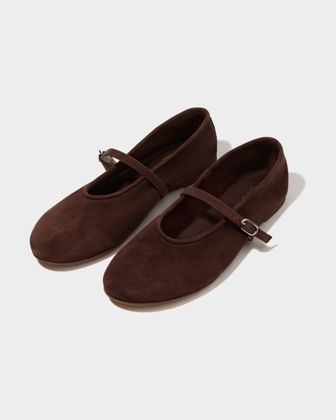 Темно-коричневые замшевые балетки - Image 2 of 4