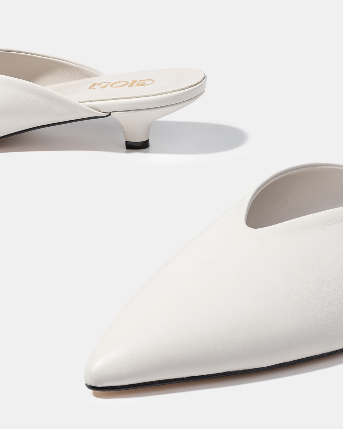 Белые кожаные мюли - Image 4 of 4