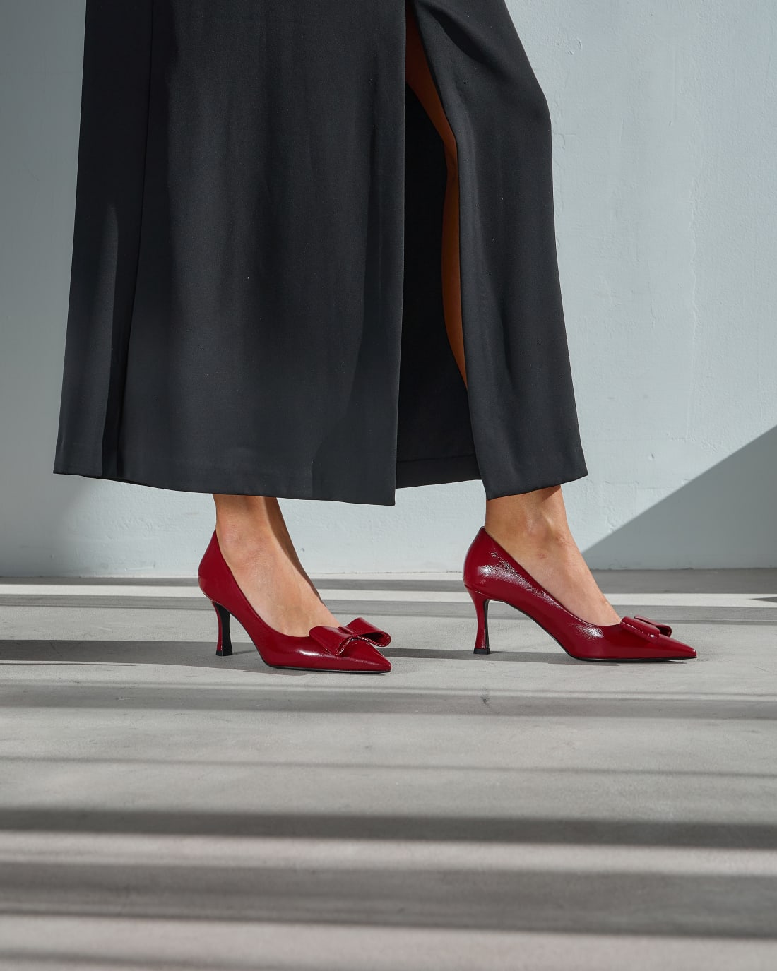 Бордовые туфли из лакированной кожи - Image 5 of 6