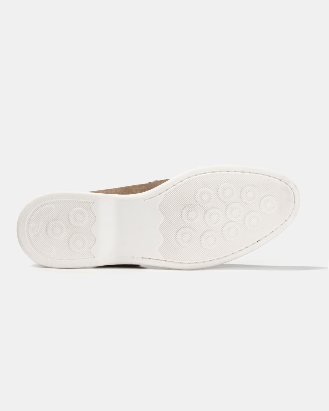 Серые замшевые лоферы