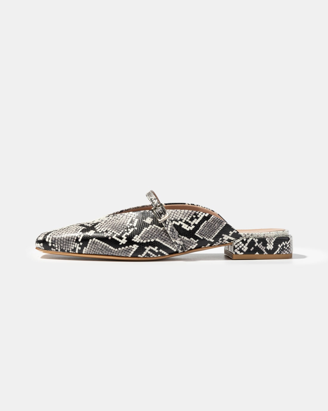 Кожаные слиперы с принтом питона - Image 1 of 5