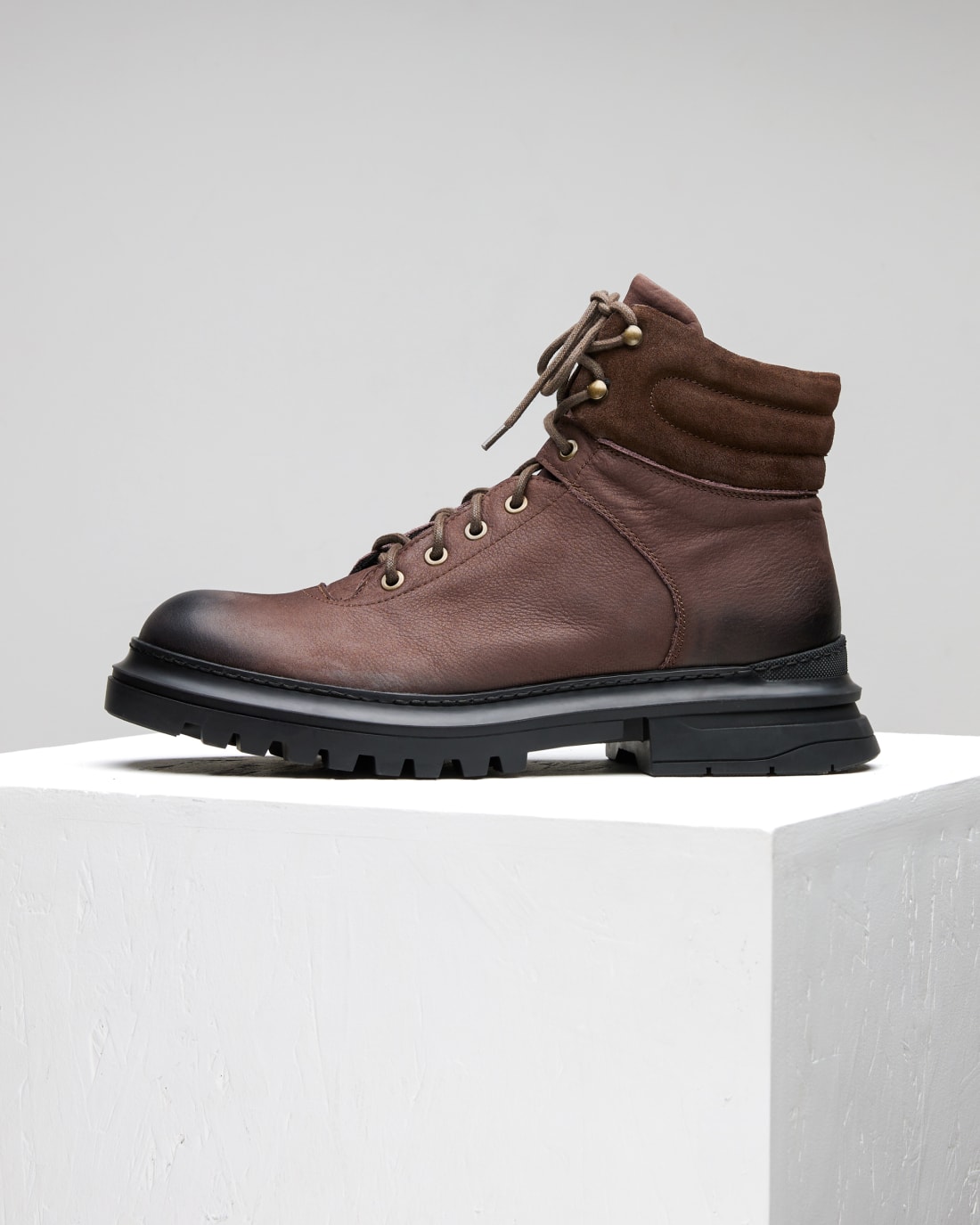 Коричневые кожаные ботинки - Image 1 of 5