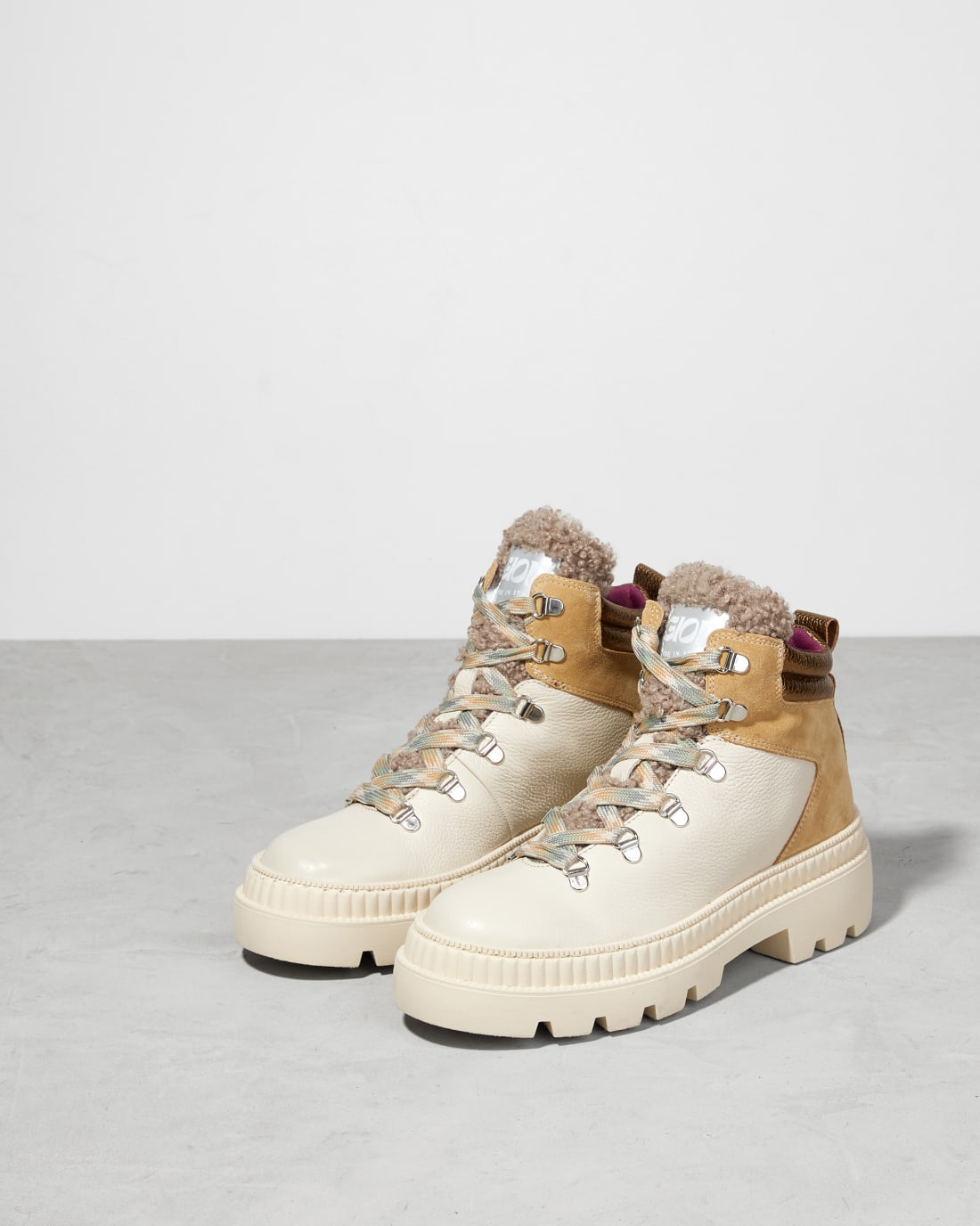 Белые кожаные ботинки - Image 2 of 7