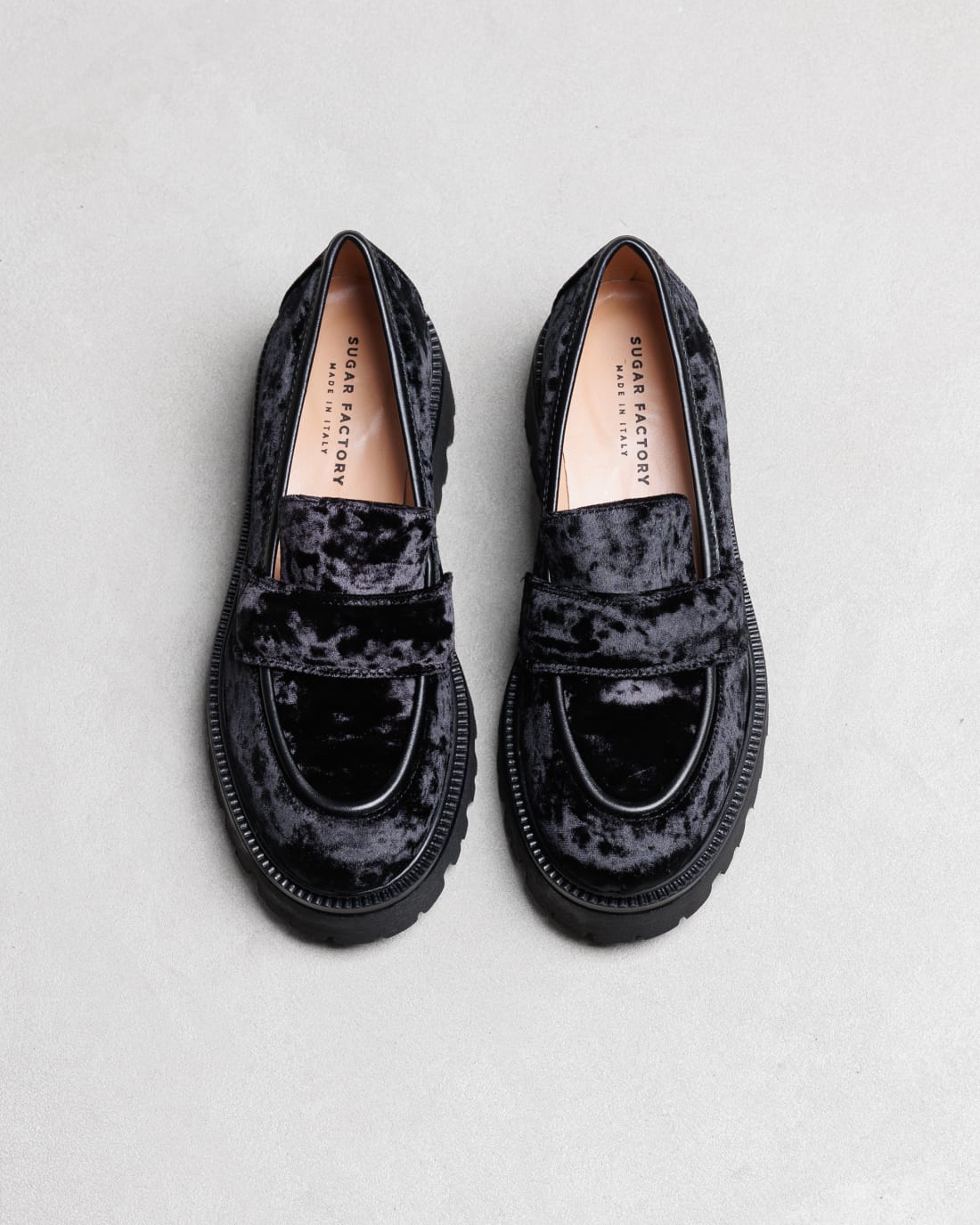 Черные лоферы из велюра - Image 3 of 7