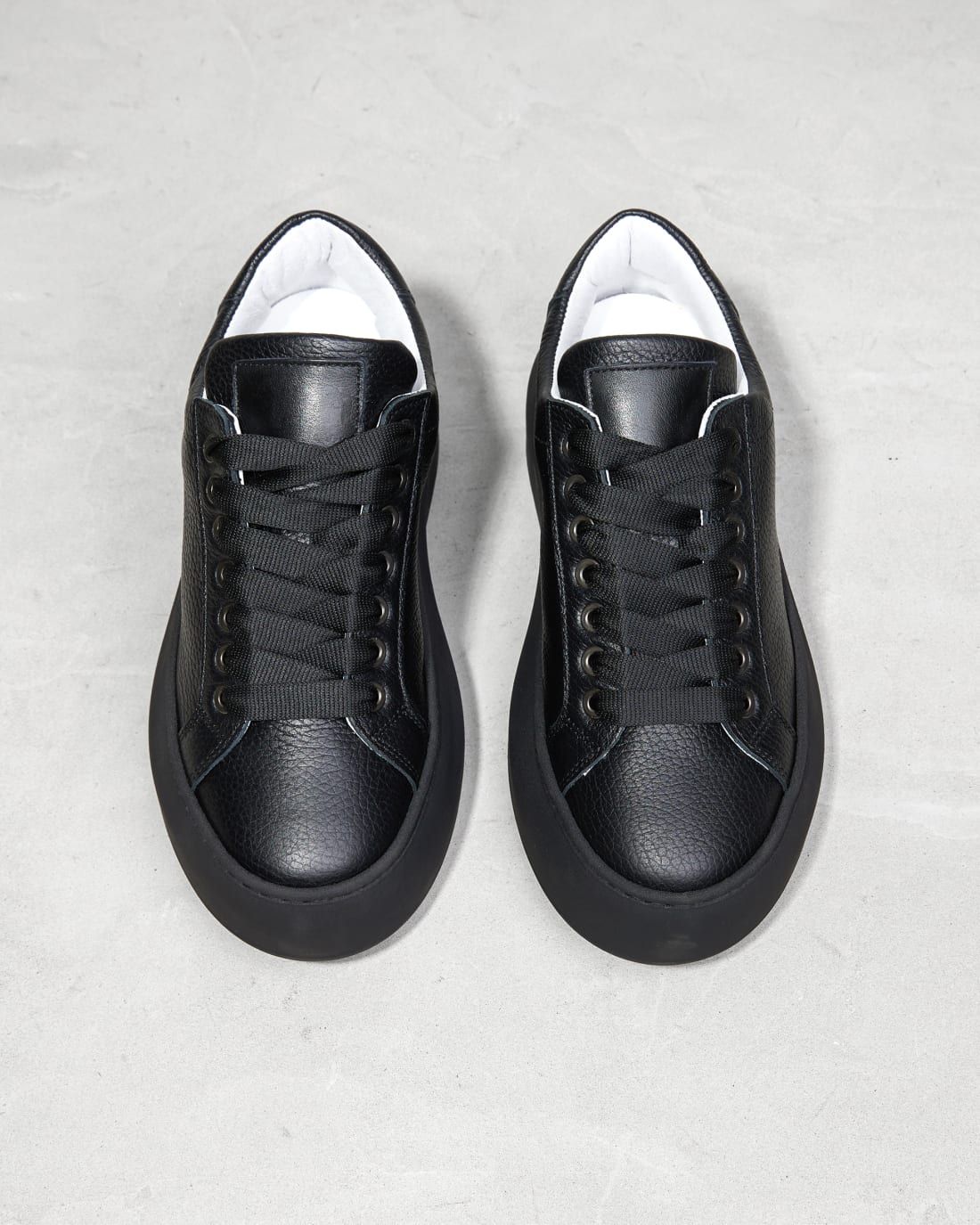 Черные кожаные кеды - Image 3 of 4