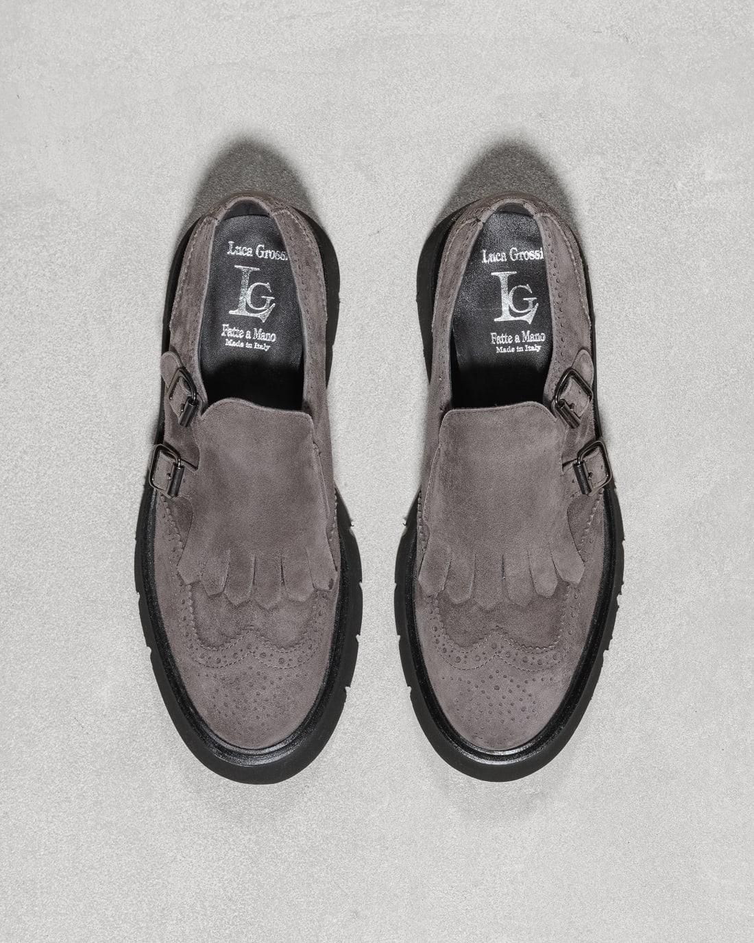 Темно-серые замшевые монки - Image 2 of 5