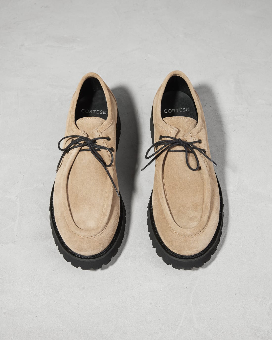 Бежевые замшевые полуботинки - Image 4 of 5