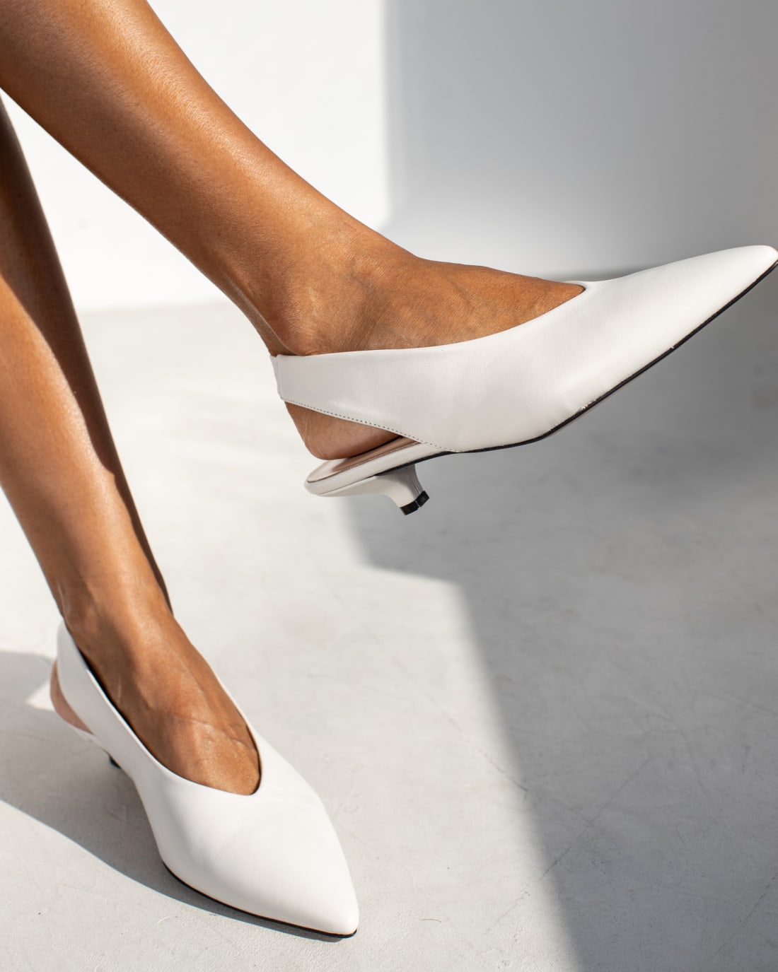 Белые туфли из натуральной кожи - Image 5 of 5
