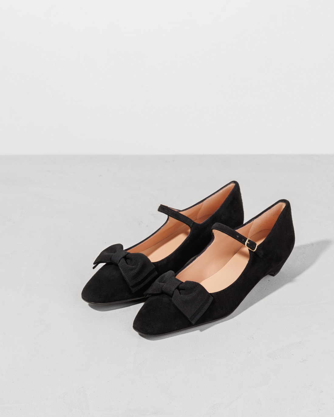 Черные замшевые туфли с бантом - Image 2 of 7
