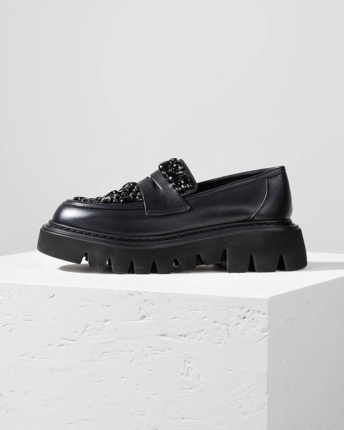 Черные кожаные лоферы - Image 1 of 4