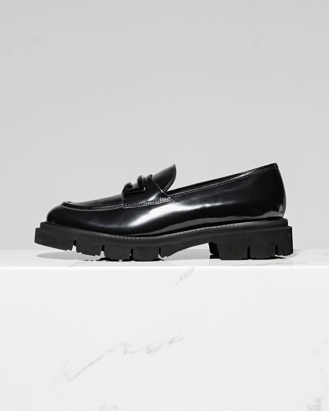 Черные кожаные лоферы - Image 1 of 6