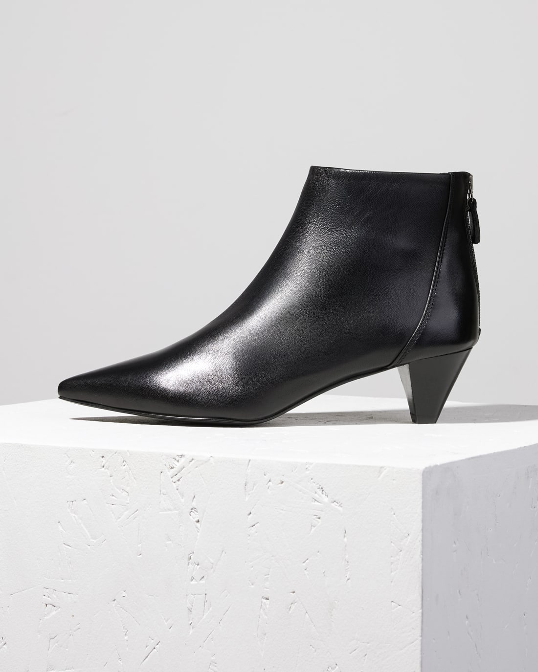 Черные ботильоны из натуральной кожи - Image 1 of 6