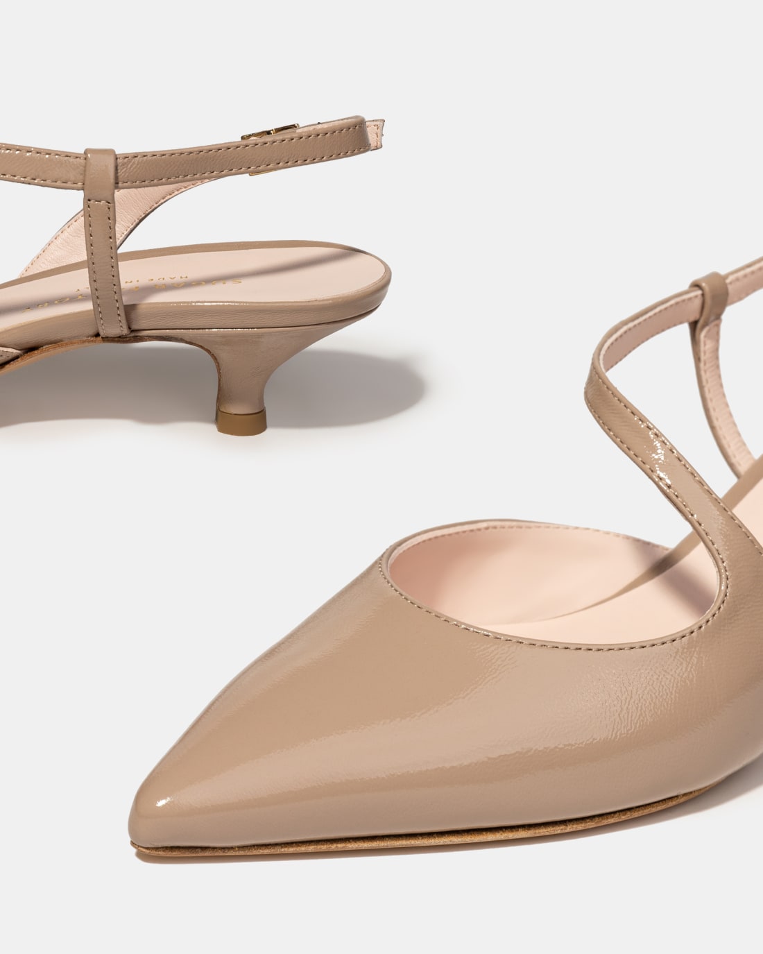 Бежевые лакированные туфли - Image 4 of 4