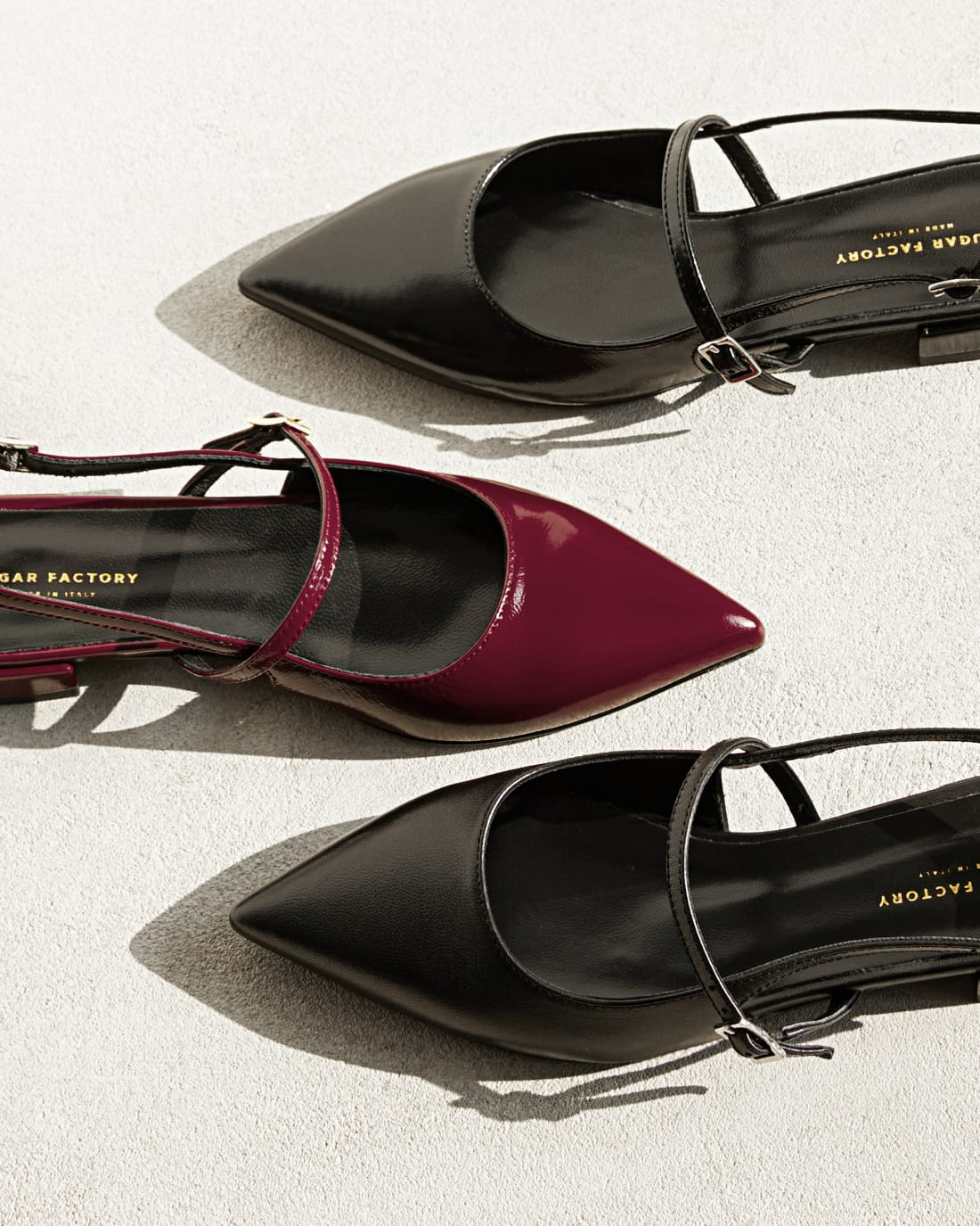 Бордовые туфли из лакированной кожи - Image 6 of 6