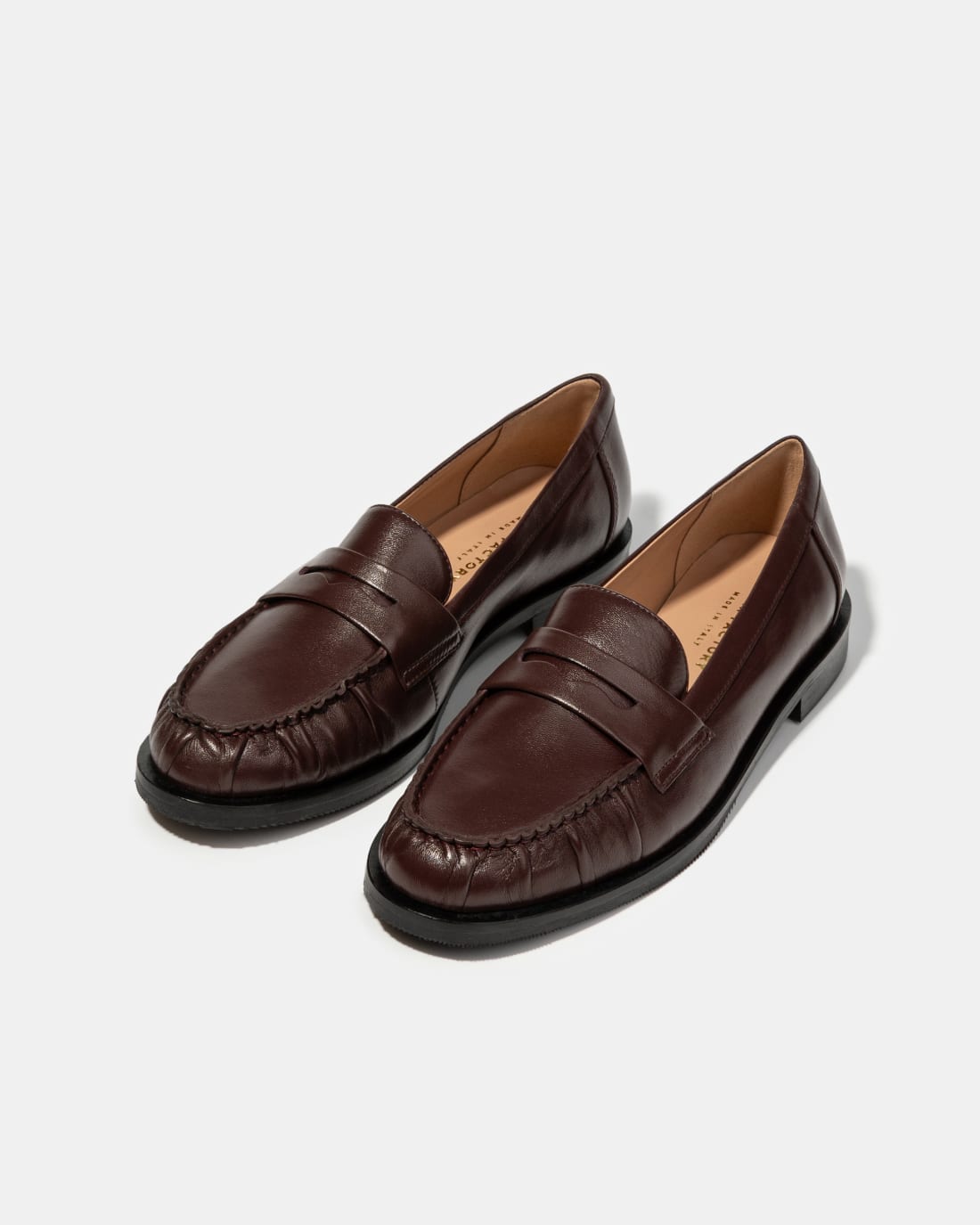 Темно-коричневые лоферы из натуральной кожи - Image 2 of 6