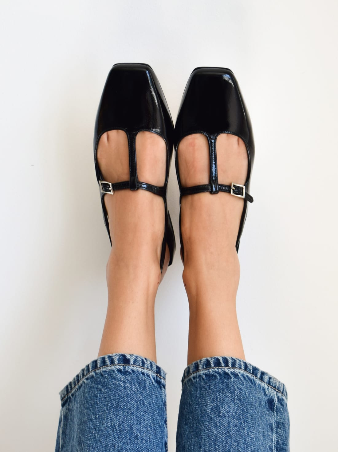 Черные лакированные туфли с ремешками - Image 5 of 5