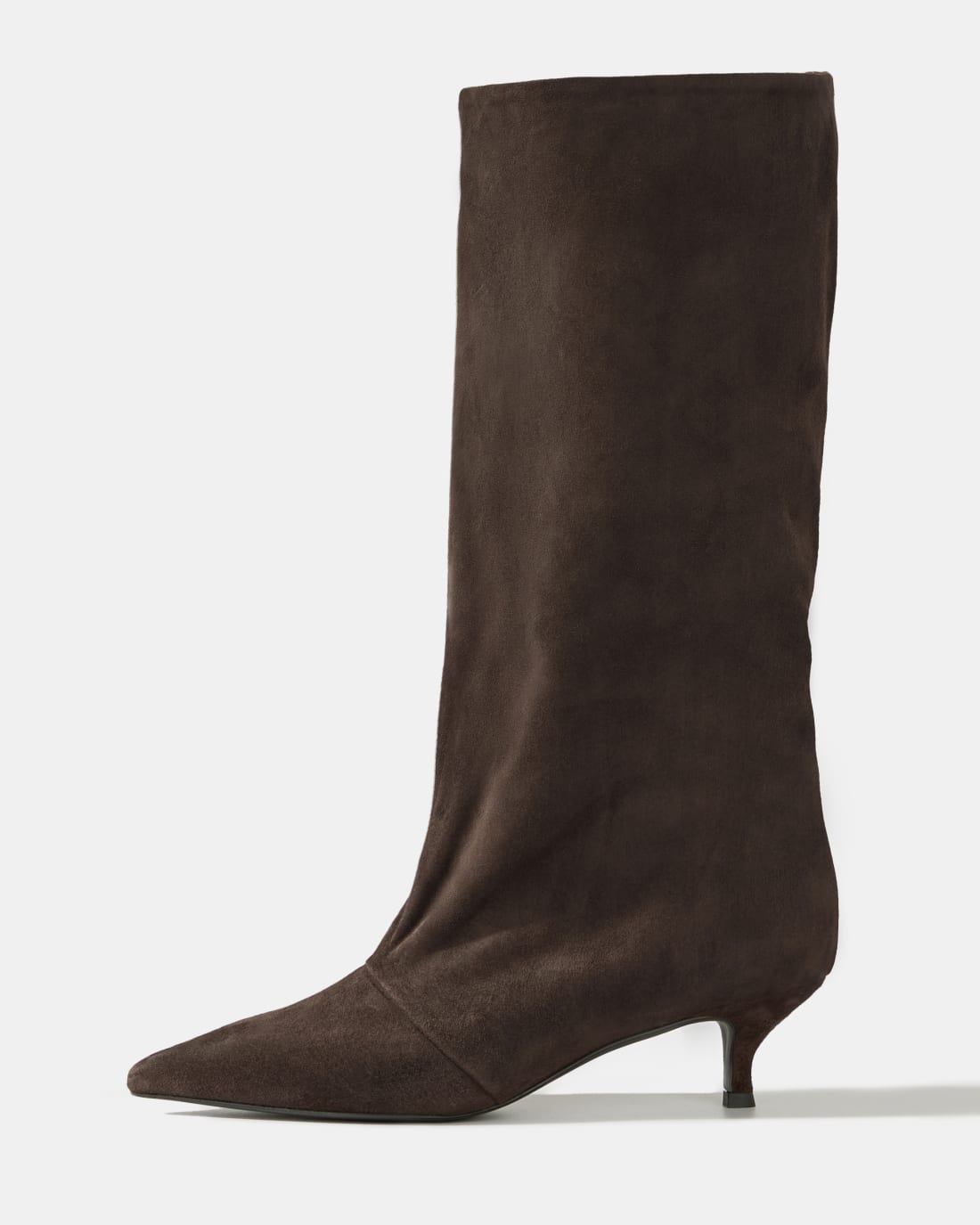 Коричневые замшевые сапоги - Image 1 of 4