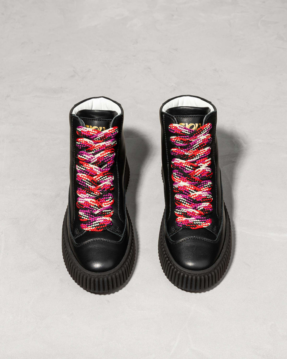 Черные кожаные кеды - Image 3 of 4