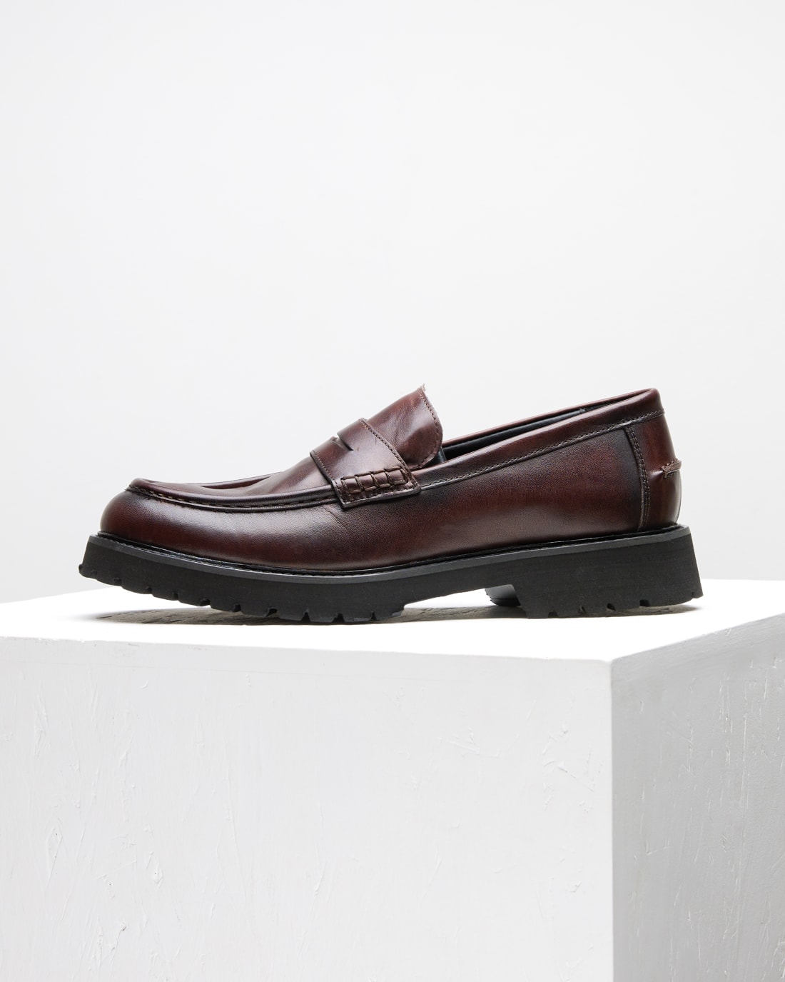 Темно-коричневые лоферы из натуральной кожи - Image 1 of 5