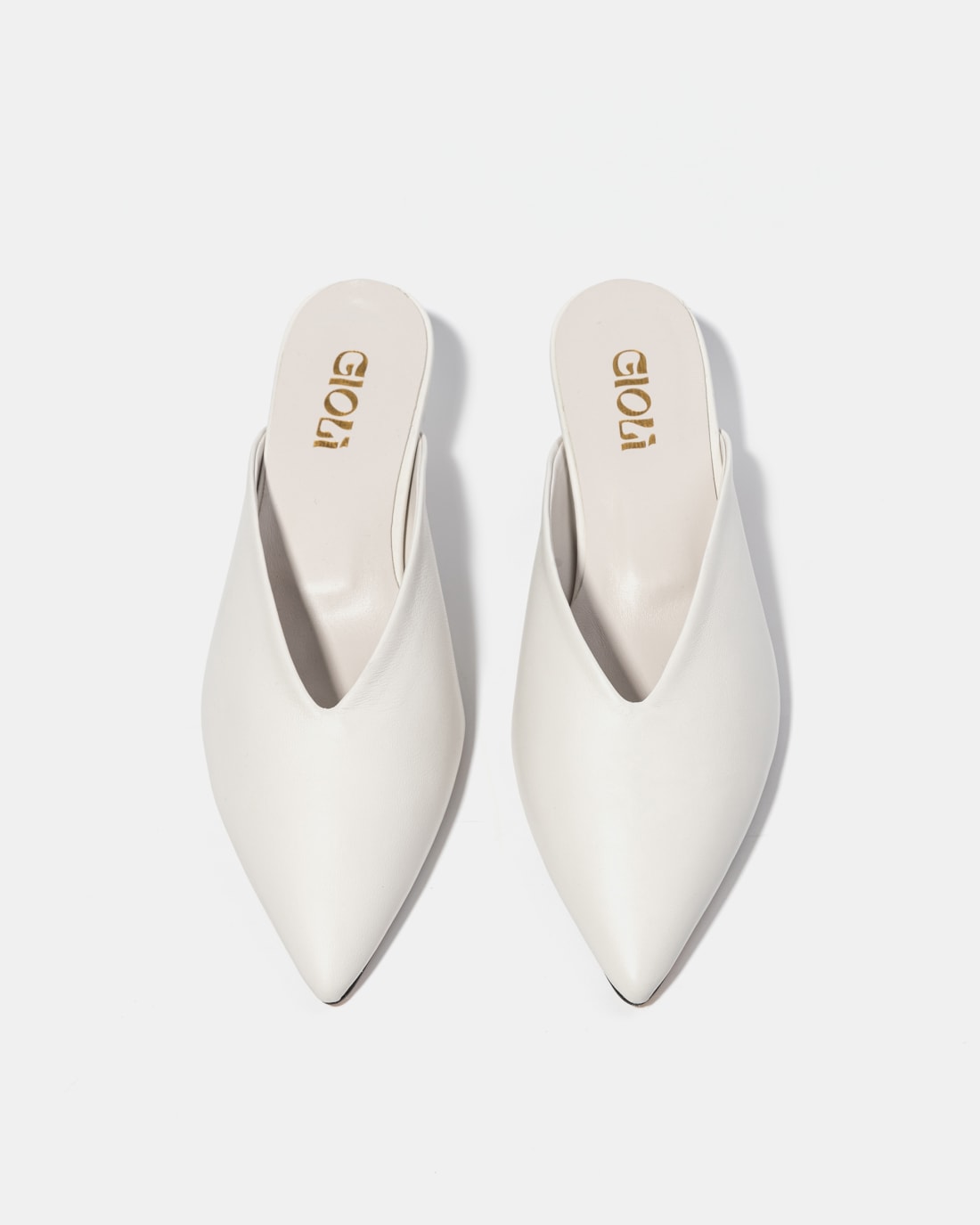 Белые кожаные мюли - Image 3 of 4