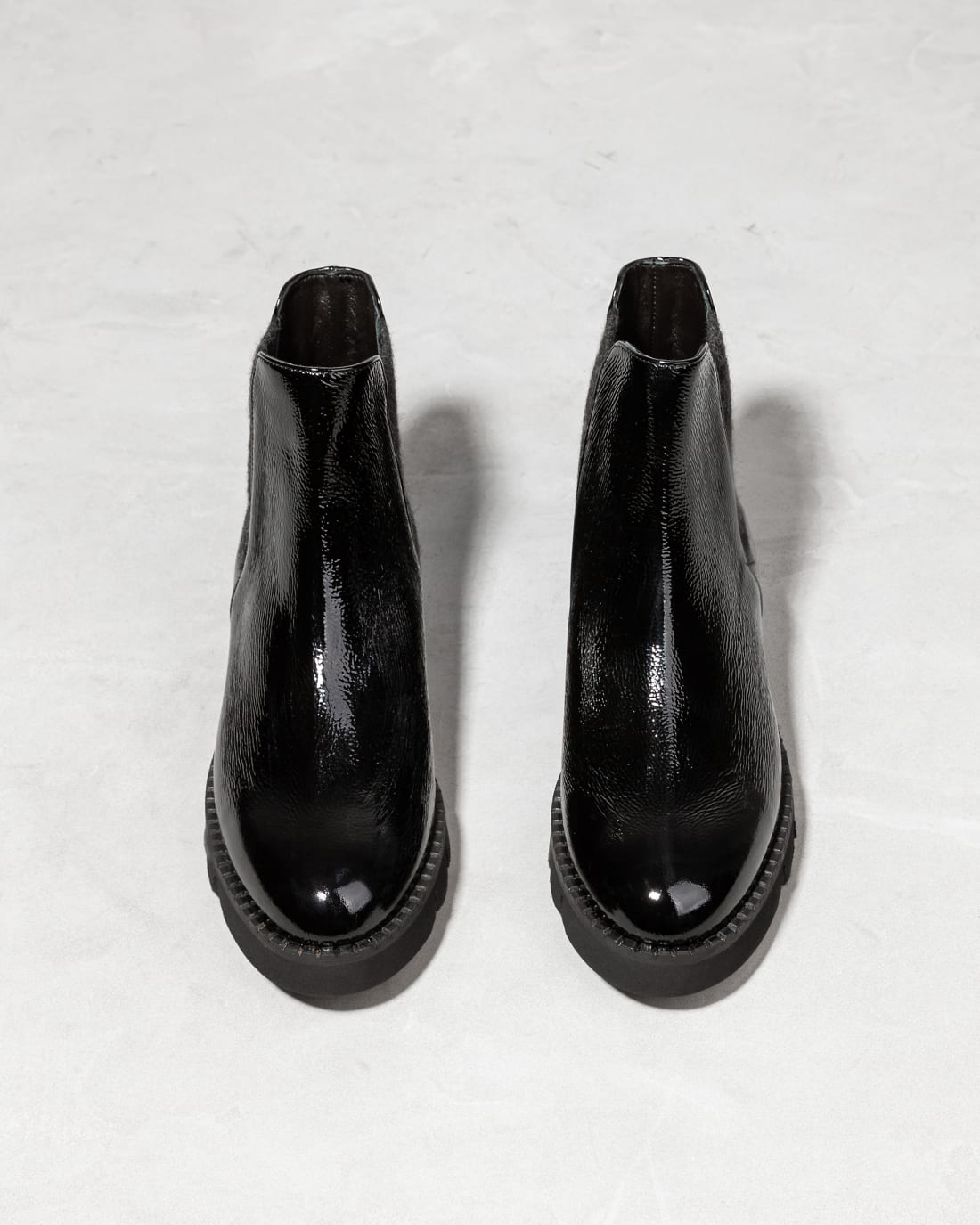 Чёрные лаковые ботинки челси - Image 3 of 4